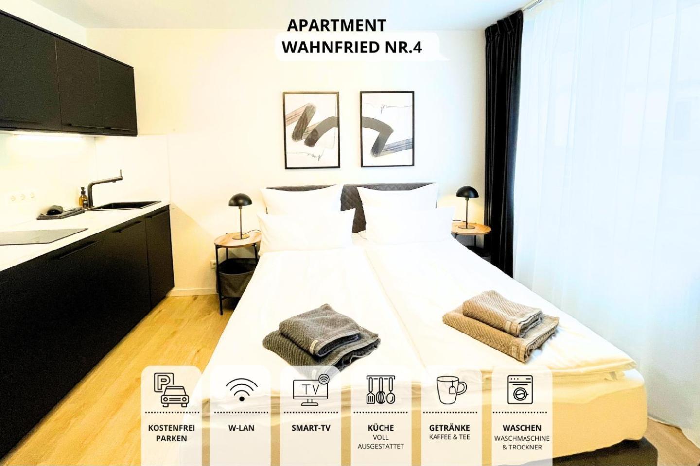 Wahnfried No4 - Zentral Wohnen Mit Kueche Und Duschbad, Parkplatz, 300m Zur Fussgaengerzone Appartement Bayreuth