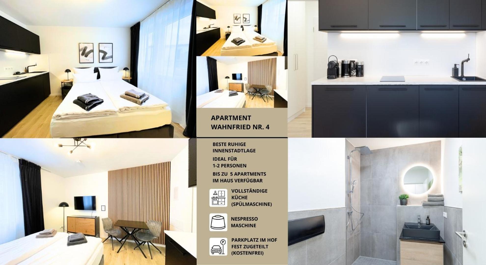 Appartement Wahnfried No4 - Zentral Wohnen Mit Kueche Und Duschbad, Parkplatz, 300m Zur Fussgaengerzone
